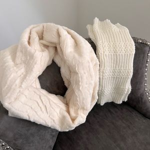 Neck warmer and Leg warmers
